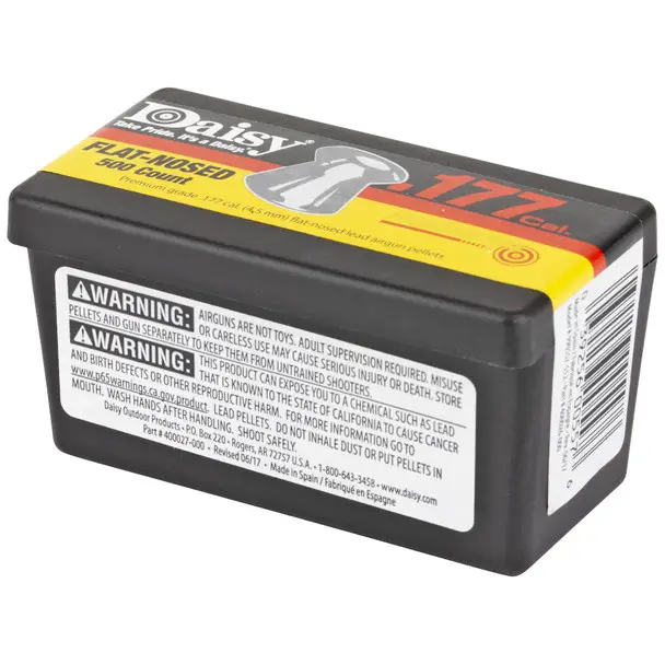 Place Order Daisy Flat Pellets, .177 cal, Box, 500 Per Box 990557-512