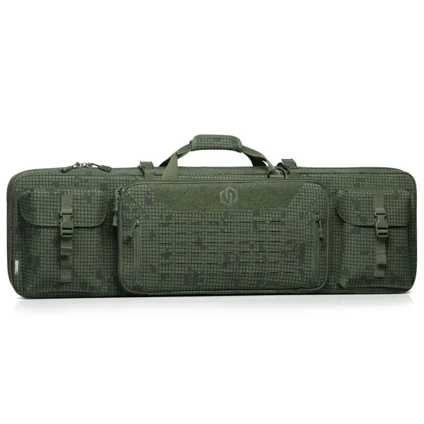 Weekend Sale SAVIOR EQUIPMENT Camo Urban Warfare 55in Desert Night Camo Double Rifle Bag with Backpack Strap (RB-5512DG-VER2-DNC)