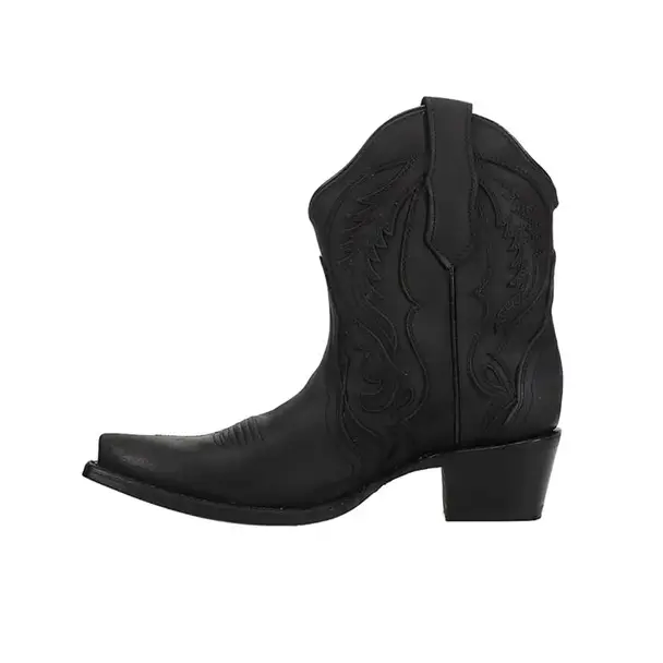 CORRAL Women's Embroidered and Inlay Snip Toe Ankle Boots (L6090) Limited Time