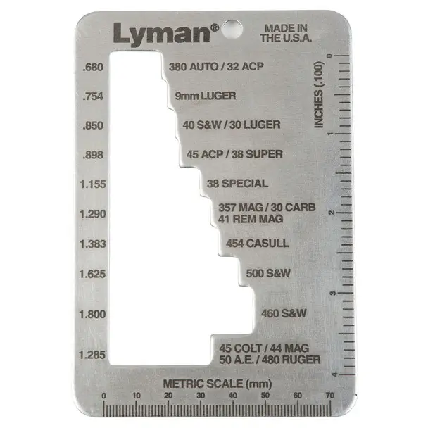 Low Price LYMAN E-Zee For Pistol And Revolver Case Gauge (7832217)