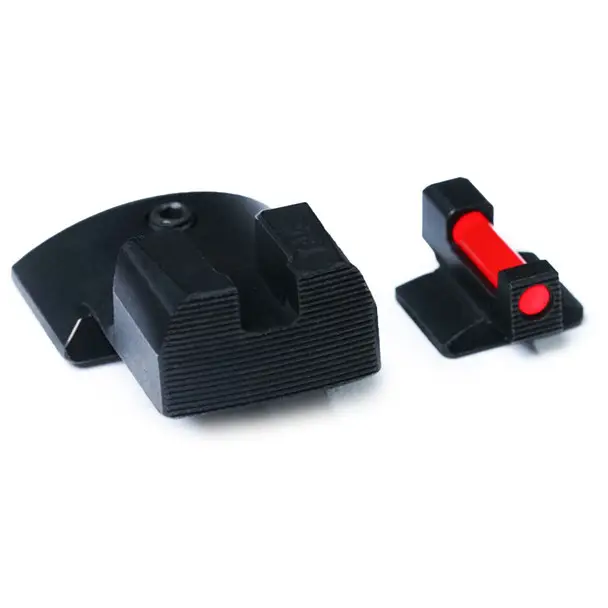 Limited Offer TAG PRECISION TSH TAC Fiber Optic Sights for Novak Government 10mm Auto/45 ACP (061BE061PN)