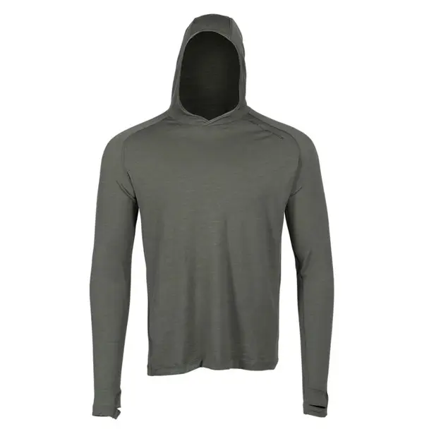 Bargain EBERLESTOCK Men's Lochsa Merino Slate Hoody (LHT)