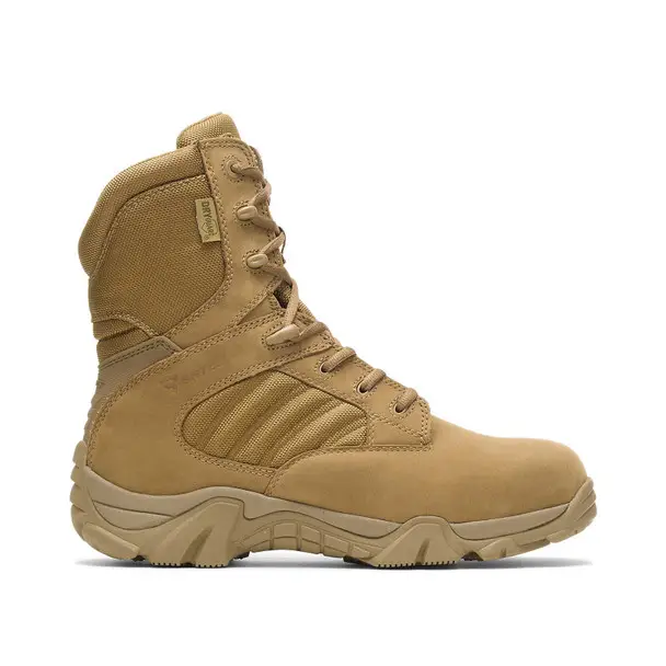 BATES Men's GX-8 Waterproof Composite Toe Coyote Side Zip Boots (E04272) Buy Direct