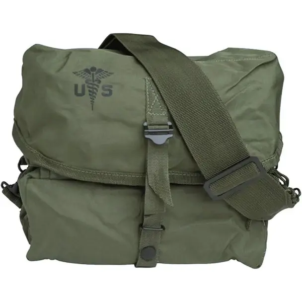 Same Day Shipping MIL-TEC Olive Drab Medical Kit Bag (13725001)