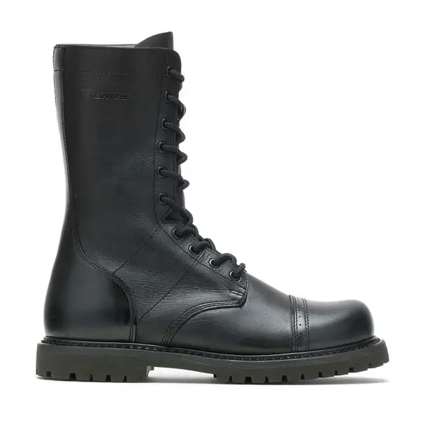 Super Sale BATES Men's Paratrooper 11in Black Side Zip Boots (E02184)