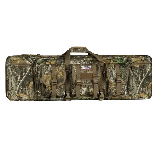 Authentic SAVIOR EQUIPMENT Camo American Classic 36in Realtree Edge Double Rifle Bag (RB-3612DG-V1-EDGE)
