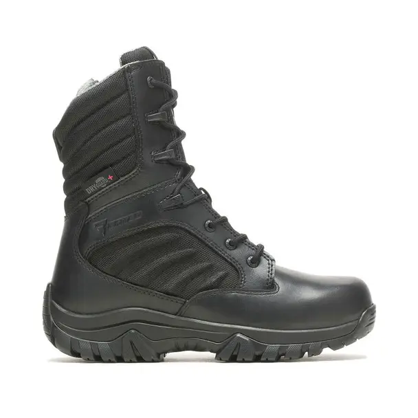 BATES Women's GX X2 Black Tall Side Zip DRYGuard+ Boots (E03982) Reduced Price