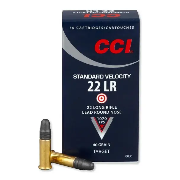 Luxury CCI 22LR STD Velocity 50-Pack Rimfire Ammo (0035)