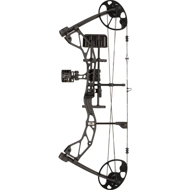 DIAMOND ARCHERY Radian Right Hand 10-55# Black Compound Bow (A14886) Professional Grade
