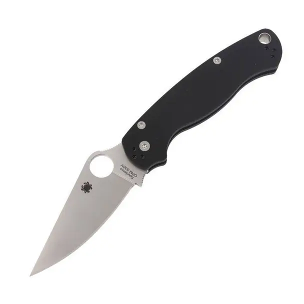 Bargain SPYDERCO 3.438in Para-Military Folding Knife (C81GP2)