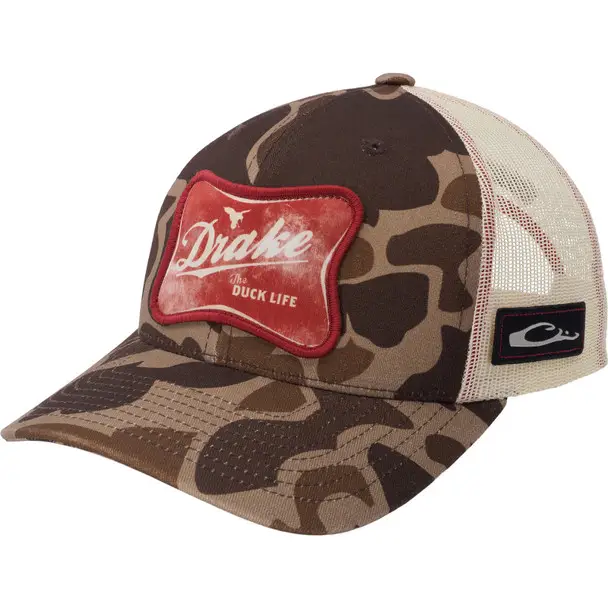 Free Returns DRAKE Life Old School Mesh Back Cap (DH4400-016)