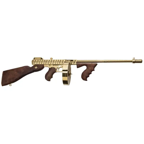 Trending AUTO ORDNANCE 1927A-1 Deluxe Carbine .45 ACP 16.5in 50rd Drum/20rd Stick Magazine Semi-Auto Rifle (T150DTGTS)