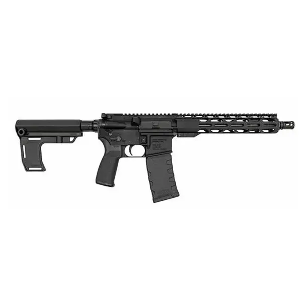 Budget RADICAL FIREARMS 5.56mm NATO 10.5in 30rd Black M4 Forged AR Semi-Auto Pistol (FP10.5-5.56M4-10RPR-BMPSB)