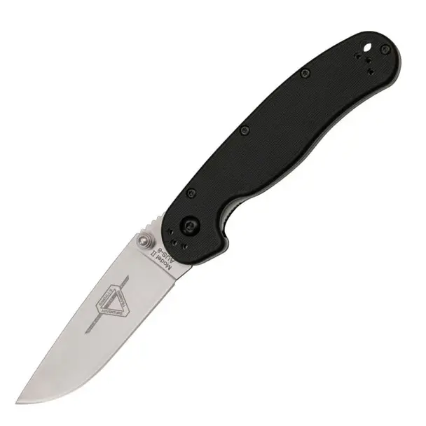 Exclusive Offer ONTARIO KNIFE COMPANY RAT II Black Folding Knife (ON8860)