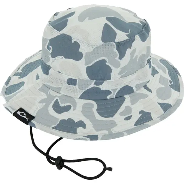 DRAKE Shoreline Old School Monument Boonie Hat (DH0117-OSM) Authentic