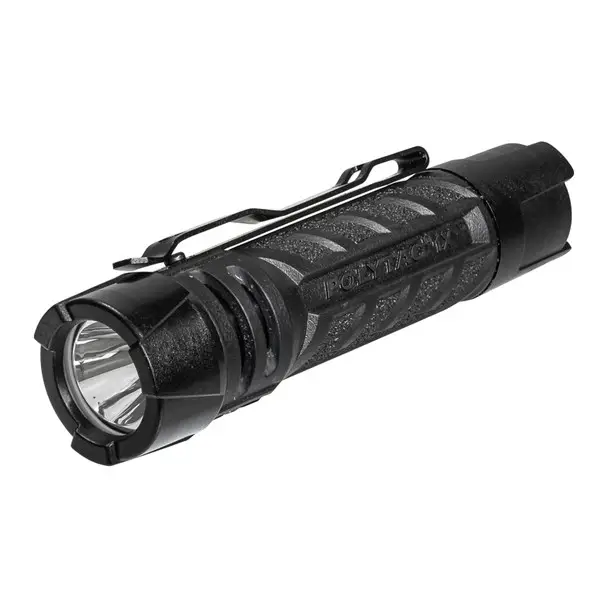 Certified STREAMLIGHT PolyTac 1X 350-Lumen Black LED Handheld Flashlight (86000)