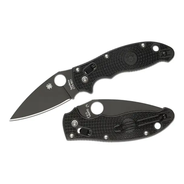 Order Now SPYDERCO Manix 2 Lightweight Black Blade Knife (C101PBBK2)
