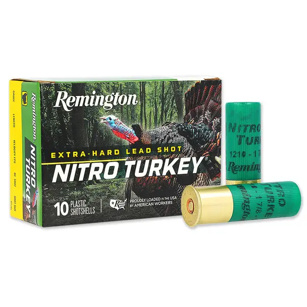 Holiday Sale REMINGTON Nitro Turkey 12ga 3in 1-7/8oz 4 Shot 10rd Shotshells (26693)