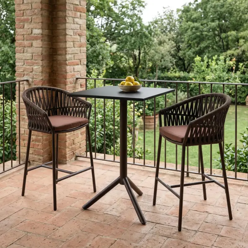 Four Seasons - Outdoor Rope Counter Height Stool Trending