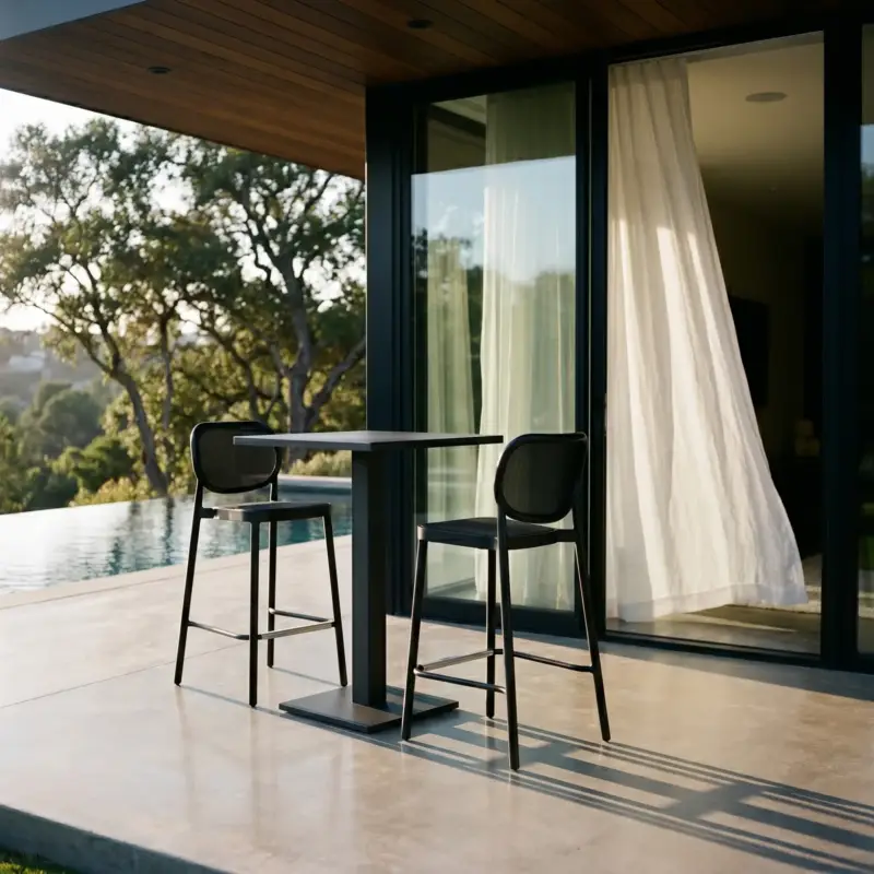Limited Time Vice Versa - Outdoor Aluminium Counter Height Table