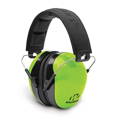 Action Target : Walker's Dual Colored Passive Muff - Hi Vis Green Next Day Delivery