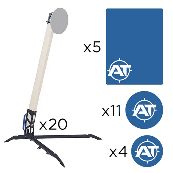 Direct From Factory Action Target : SASP Full Kit - PT Scout 2x4 Stand