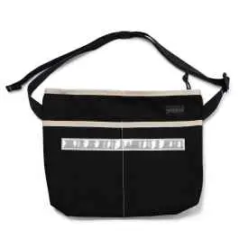 *BLUE LUG* stroll sacoche (black/natural/reflector) Big Sale