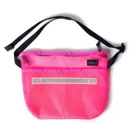 *BLUE LUG* stroll sacoche (mesh pink/reflector) Grab Now