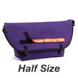*BLUE LUG* the messenger bag half (purple/reflector) One Day Deal