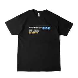 *BLUE LUG* BFF japan tour t-shirt (black) Grab Now
