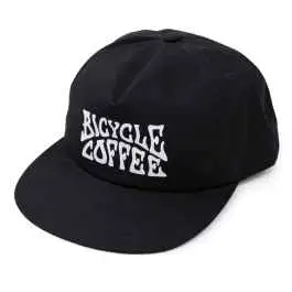 *BICYCLE COFFEE* crest snap back cap (black) Markdown