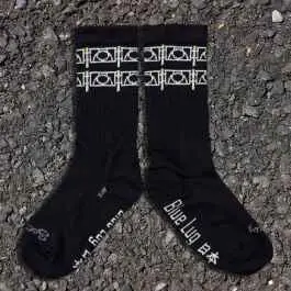Last Chance *BLUE LUG×SOCKGUY* guardrail socks (black)