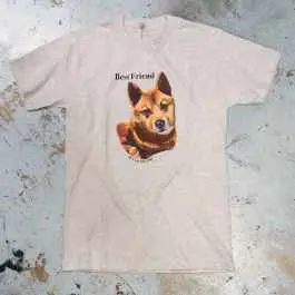 *BLUE LUG* best friend t-shirt (ash gray) Special Offer