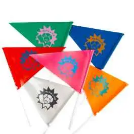 *HATOHOTATE×BLUE LUG* bicycle safety flag Price Cut