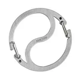 *NITE IZE* yinyang key carabiner (silver) Instant Buy