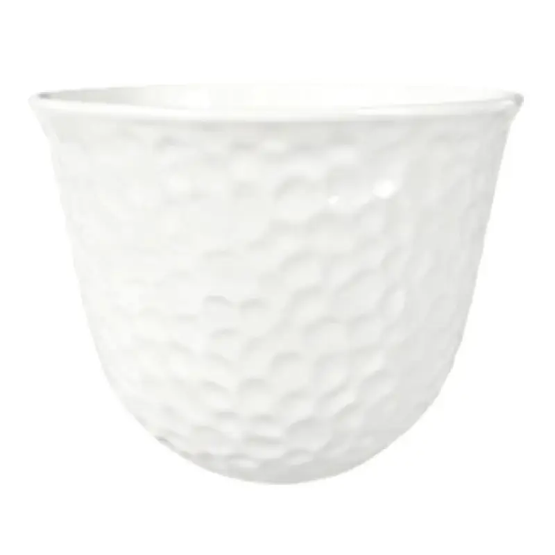 Grab Now Comb White Outdoor Planter, Medium