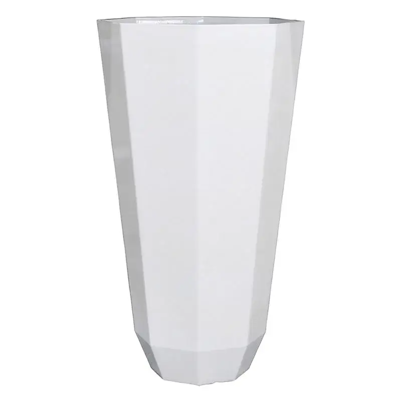 Professional Grade Caleb White Outdoor Planter, Large