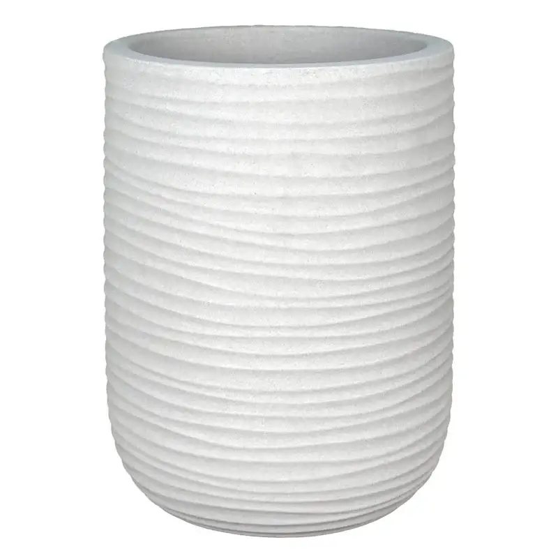 Holiday Sale Japi White Lagoon Tall Outdoor Planter, Small