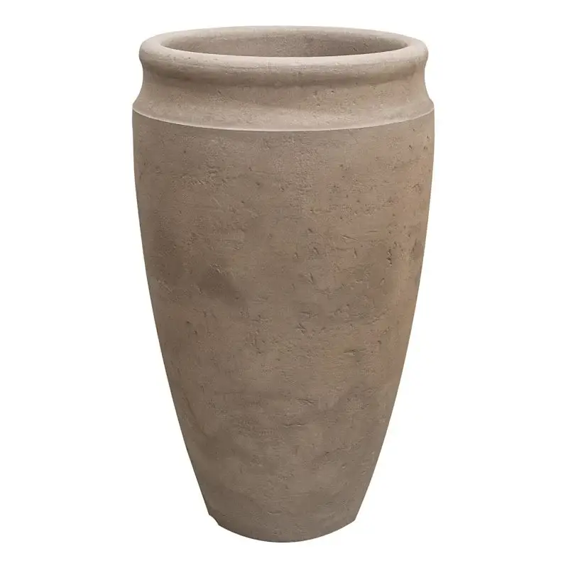 Japi Macchiato Antique Tall Outdoor Planter, Large Clearance