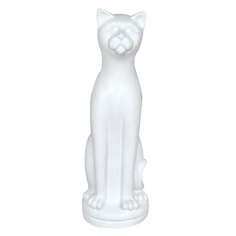 Don't Miss Out Tall Cat Outdoor Statue, 26"