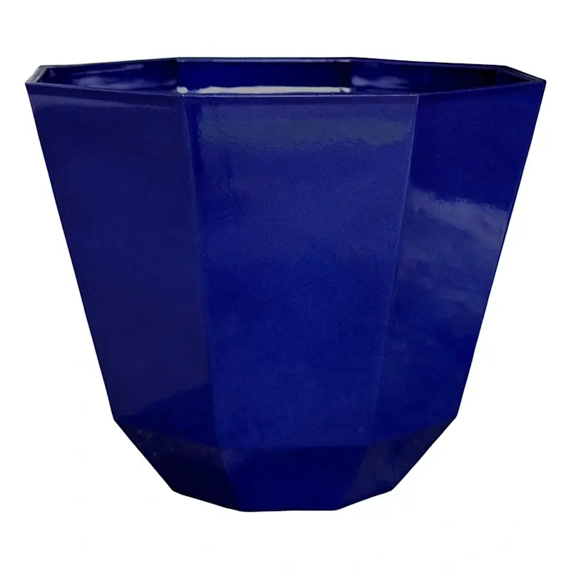 Caleb Blue Outdoor Planter, Small Popular