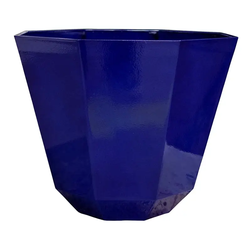 Flash Sale Caleb Blue Outdoor Planter, Large