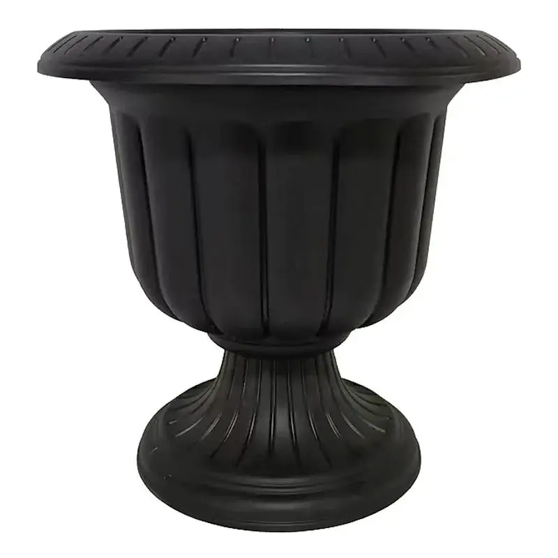 Black Urn Outdoor Planter, Medium Exclusive Offer