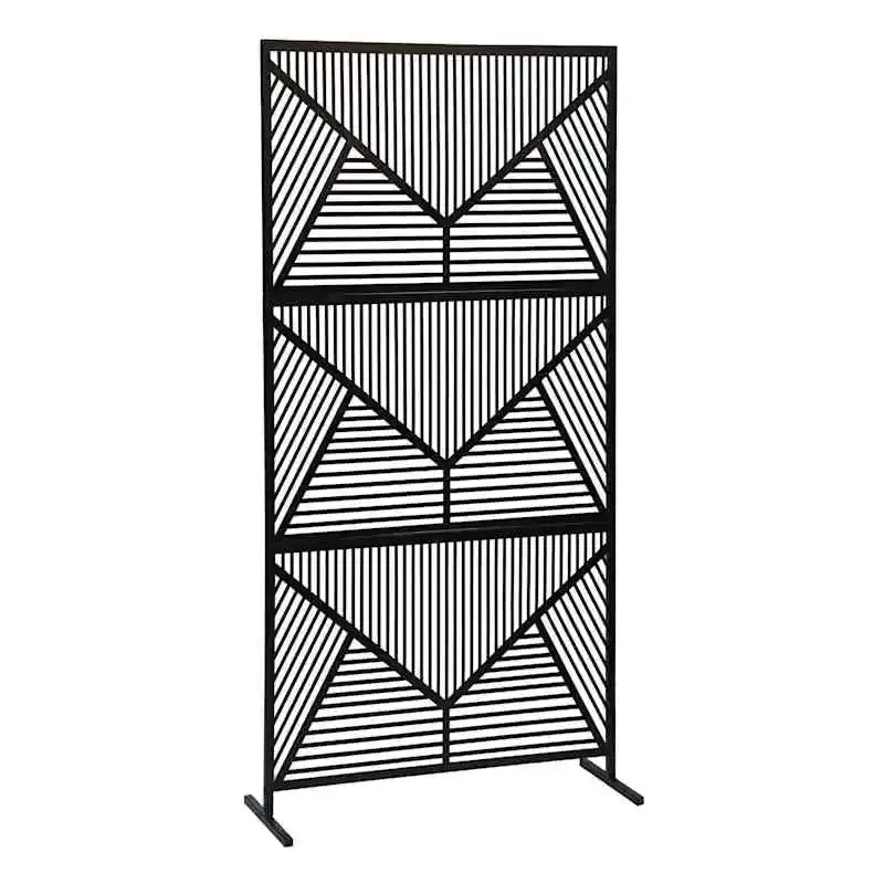Black Outdoor Trellis Privacy Screen Buy Online